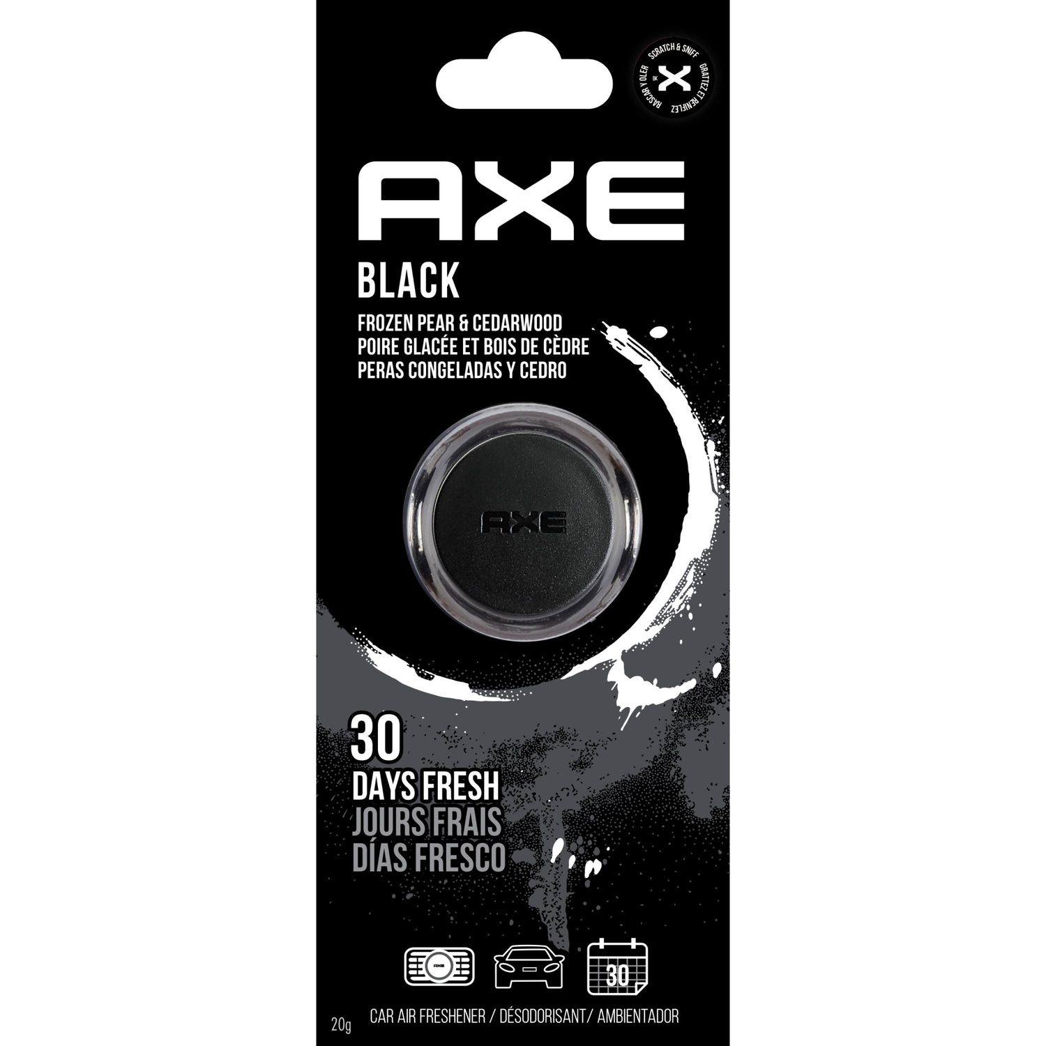 Axe Auto Air Fresheners Frozen Pear and Cedarwood Scent Air Freshener Vent