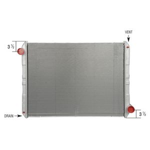 Duralast Radiator 2001-1510 for Ford LS9000