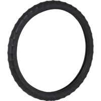 ProElite Black Bandera Steering Wheel Cover