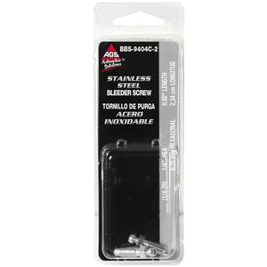 AGS 1/4in -28 Stainless Steel Bleeder Screw for Ford Focus