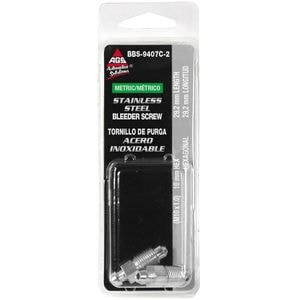 AGS M10 x 1in Stainless Steel Bleeder Screw for Ford Focus