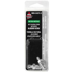 AGS M10 x 1in Stainless Steel Bleeder Screw for Ford Focus