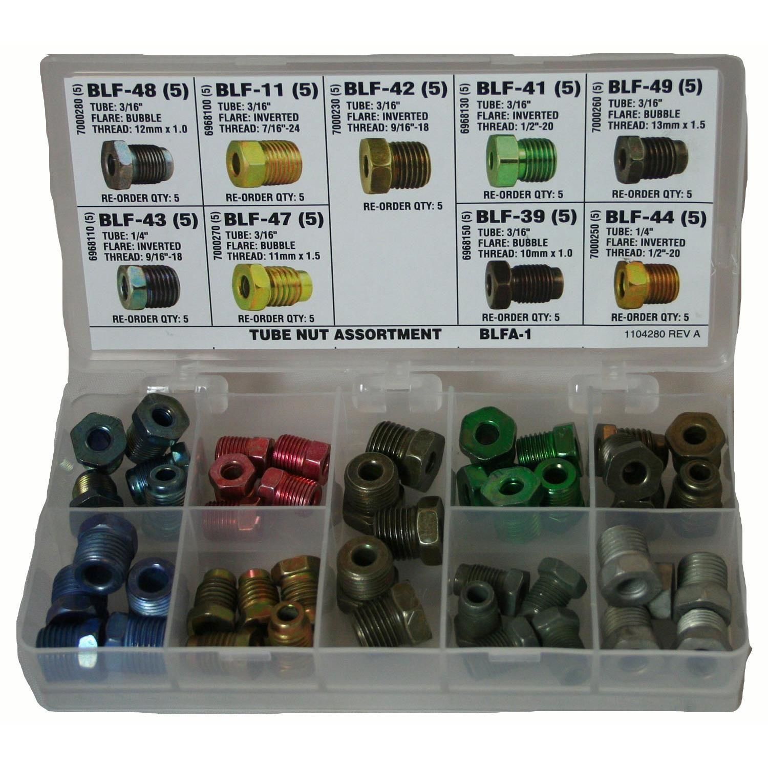 AGS BLFA1 Tube Nut Fitting Assortment