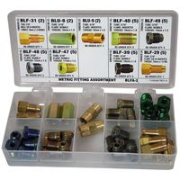 AGS Tube Nut Fitting Assortment, 9 SKU, BLFA-1