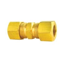 Brass Compression - Fittings In-Line Sleeve - 3/16 Inch Tube