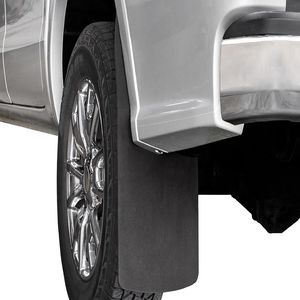 ACI 24in L x 12in W Flat Black Composite Rubber Screw On Universal Mud Flap Set of 2 for Honda Accord