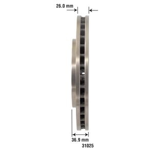 Duralast Disc Brake Rotor 31025