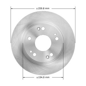 Front Brake Rotors Ceramic Pads for 1992-2000 2001 Toyota Camry 4-Cylinder