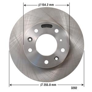 Duralast Disc Brake Rotor 3202
