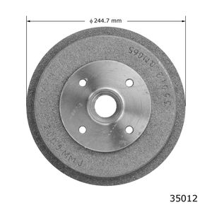 Duralast Brake Drum 35012