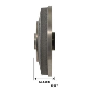 Duralast Brake Drum 35097 for Kia Rio