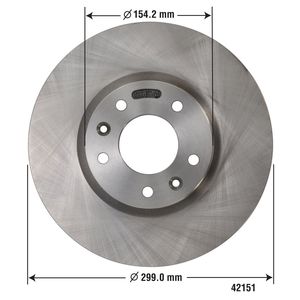 Duralast Disc Brake Rotor 42151DL for Lincoln MKZ