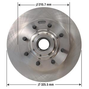 Duralast Disc Brake Rotor and Hub Assembly 5398