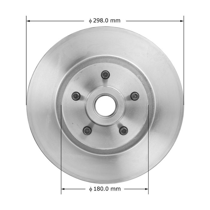 Duralast Disc Brake Rotor and Hub Assembly 5405