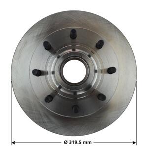 Duralast Disc Brake Rotor and Hub Assembly 5443