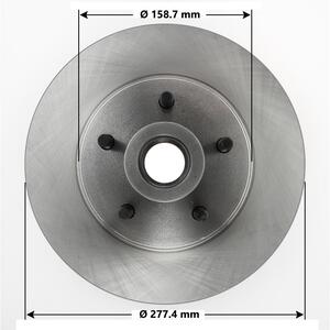 Duralast Disc Brake Rotor and Hub Assembly 5463