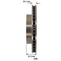 Duralast Brake Rotor 5495 for Ford Taurus