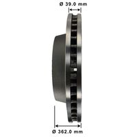 Duralast Brake Rotor 55001