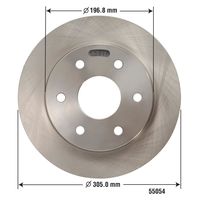 Duralast Brake Rotor 55054DL