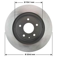 Duralast Brake Rotor 71955DL for Toyota Highlander