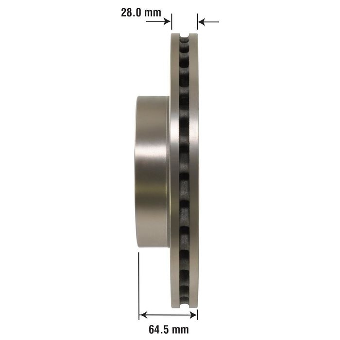 Duralast Disc Brake Rotor 76604