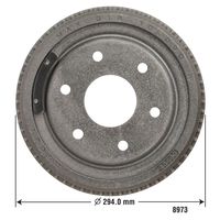 ACDelco Silver 14760B Bonded Rear Drum Brake Shoe Set