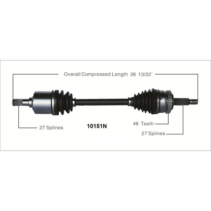 Duralast Gold CV Axle 10151N