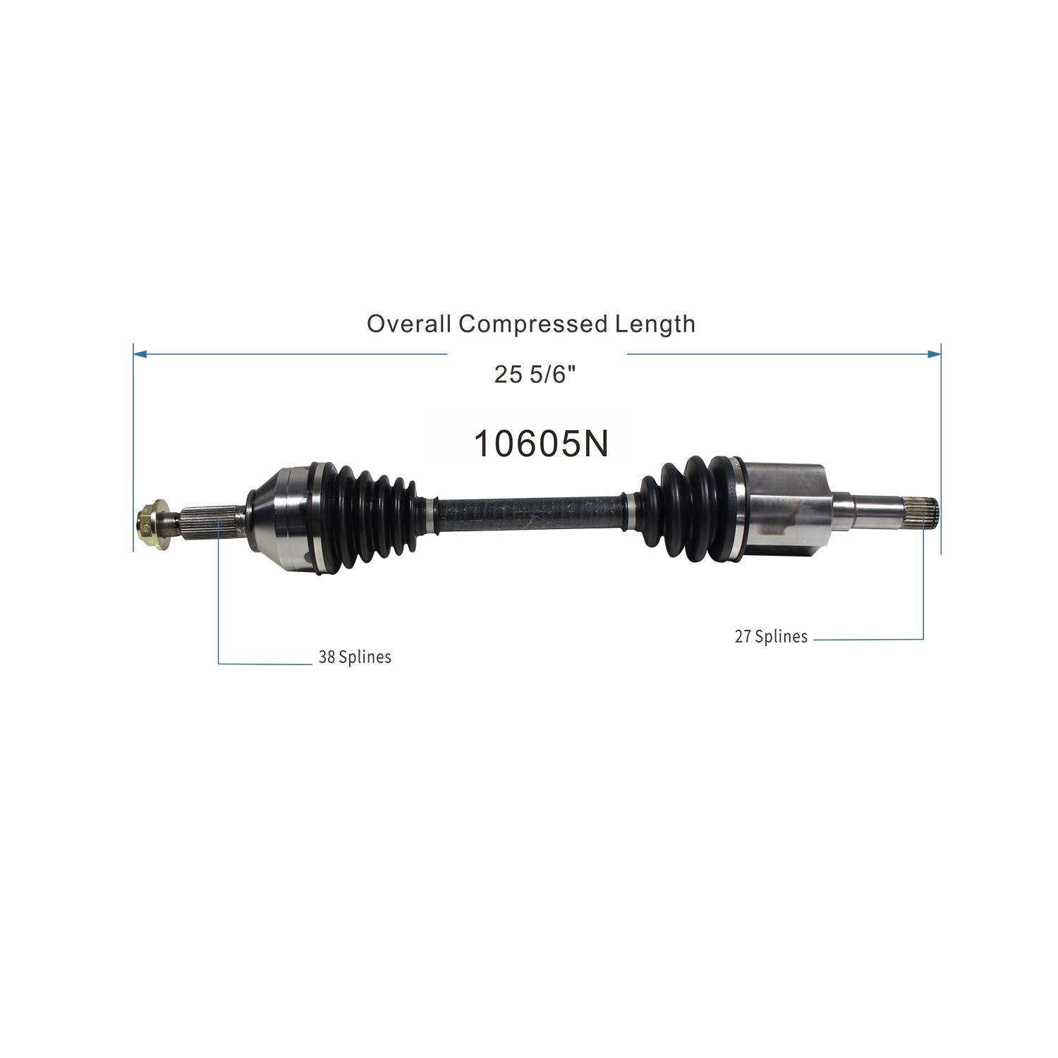 Duralast Gold CV Axle 10605N
