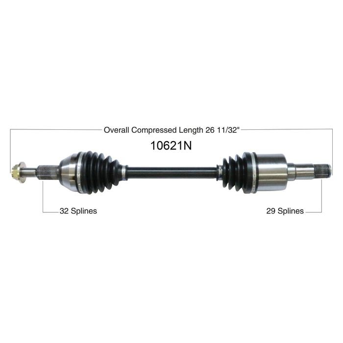 Duralast Gold CV Axle 10621N