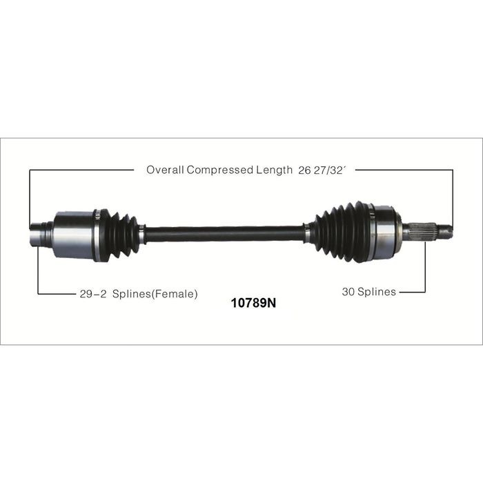 Duralast Gold CV Axle 10789N