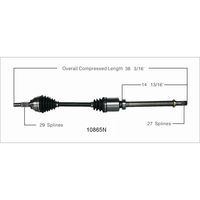 2013 nissan altima cv axle