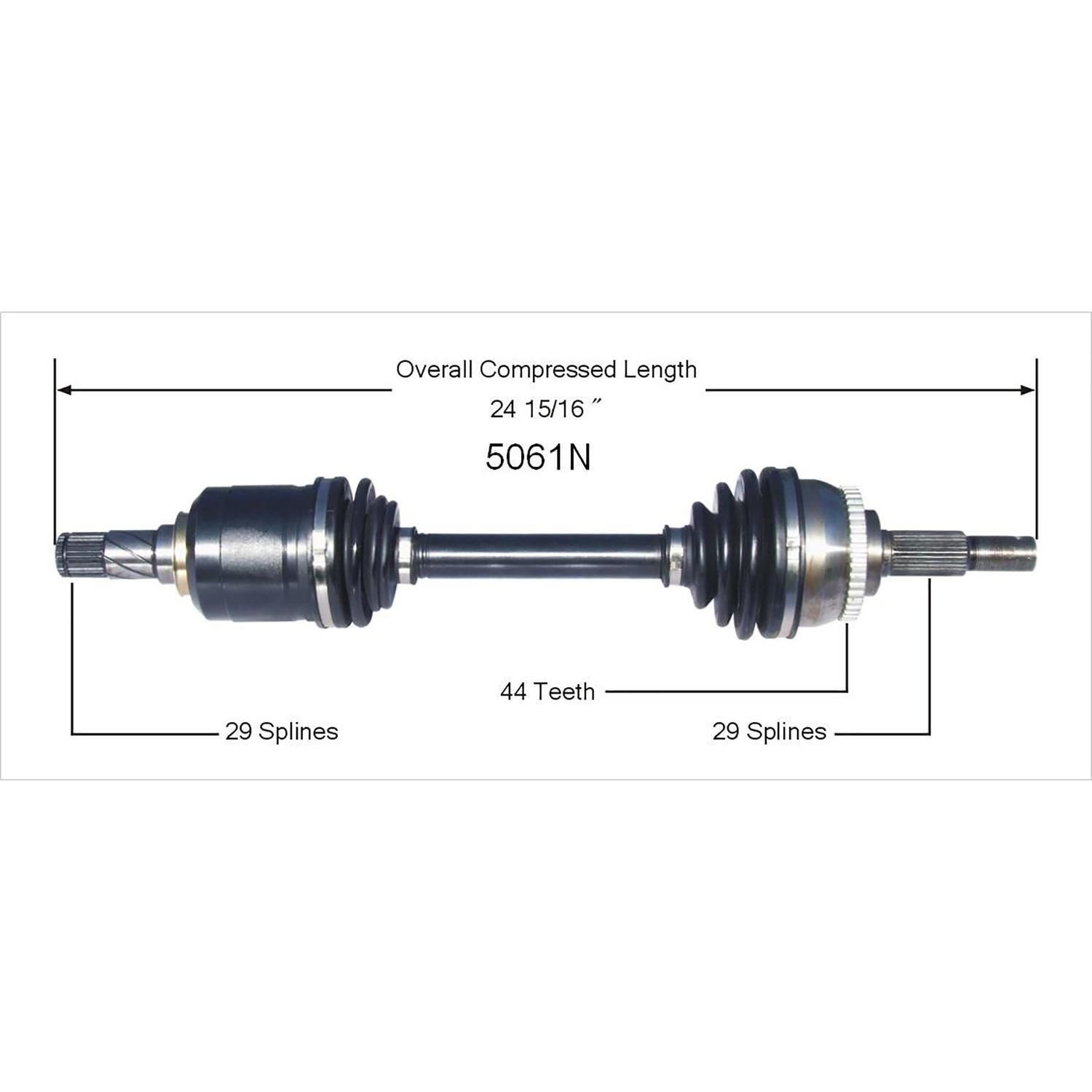 Duralast Gold CV Axle 5061N