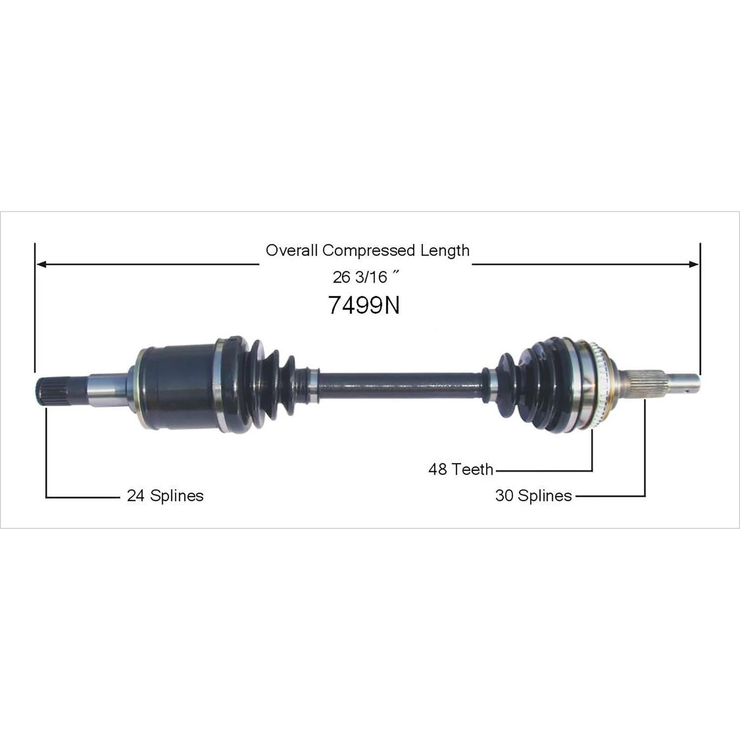 Duralast Gold CV Axle 7499N