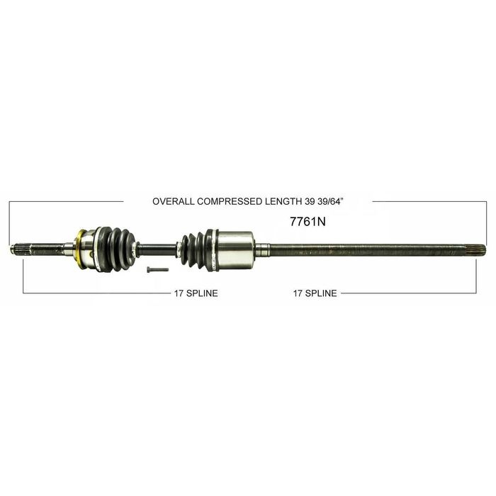 Duralast Gold Front Driver Side CV Axle