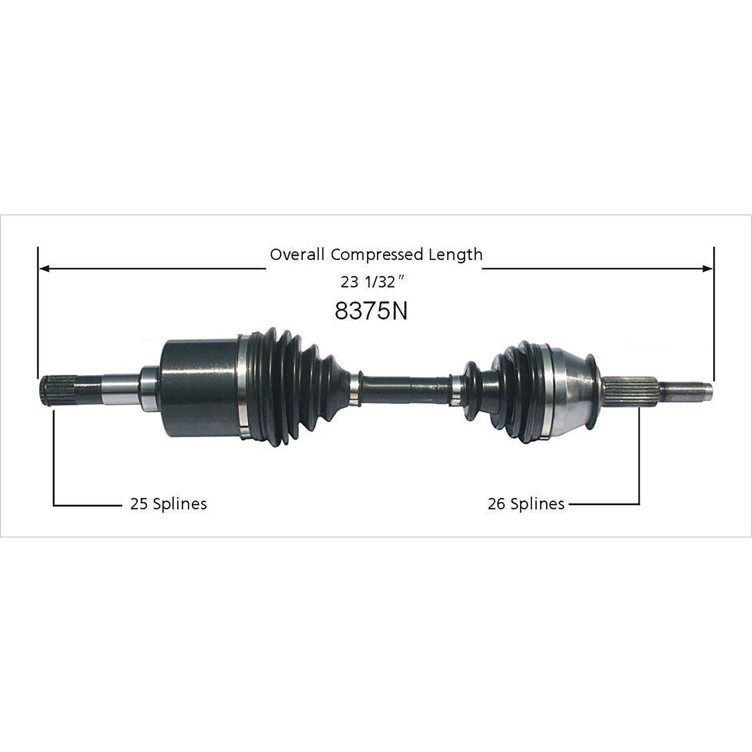 Duralast Gold CV Axle 8375N