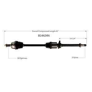 Duralast Gold Front Passenger Side CV Axle B14424N