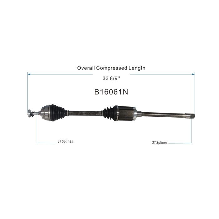 Duralast Gold CV Axle Assembly B16061N
