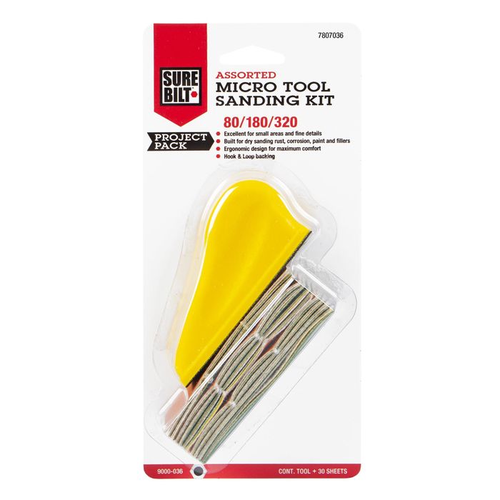 Sanding Strip Assortment for Premium Sanding Stick Pack of 10