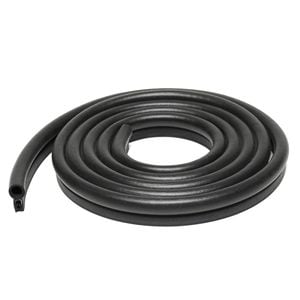 AmeriSeal Black 5/8in x 1 3/16in x 20ft Multi - Purpose Push-On Steel Core Seal