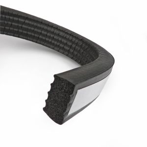 AmeriSeal Black 5/8in x 3/8in x 10ft Multi - Purpose Seal with Adhesive Back