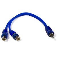 Stinger 2 Male to 1 Female Split  RCA y Adapter