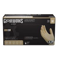 Gloveworks Heavy Duty Medium Latex Powder Free Industrial Gloves 100 Piece