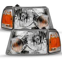 Anzo USA Crystal Headlight Set 2 Piece for 2001 Ford Ranger
