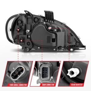 ANZO LED Crystal Headlight Set | Chevy Tahoe/Suburban (15-20) (111478)