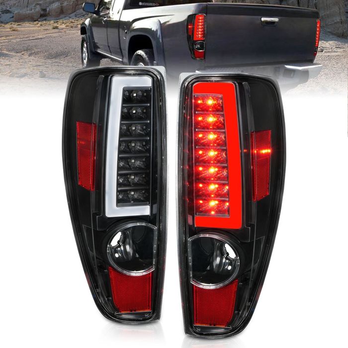 ANZO LED Tail Light Assembly Black/Clear Lens Pair | Chevrolet Tahoe (00-06) (311298)