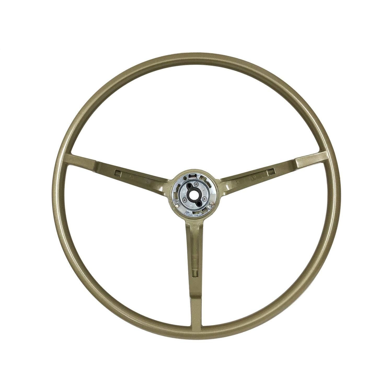 Auto Pro USA Auto Pro USA 15 in. Diameter Injection Molded Painted IVY Gold Steering Wheel