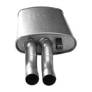 Walker SoundFX 18205 Exhaust Muffler For Chevrolet Cavalier - 2" Inlet/Outlet, Aluminized Steel, Direct Fit