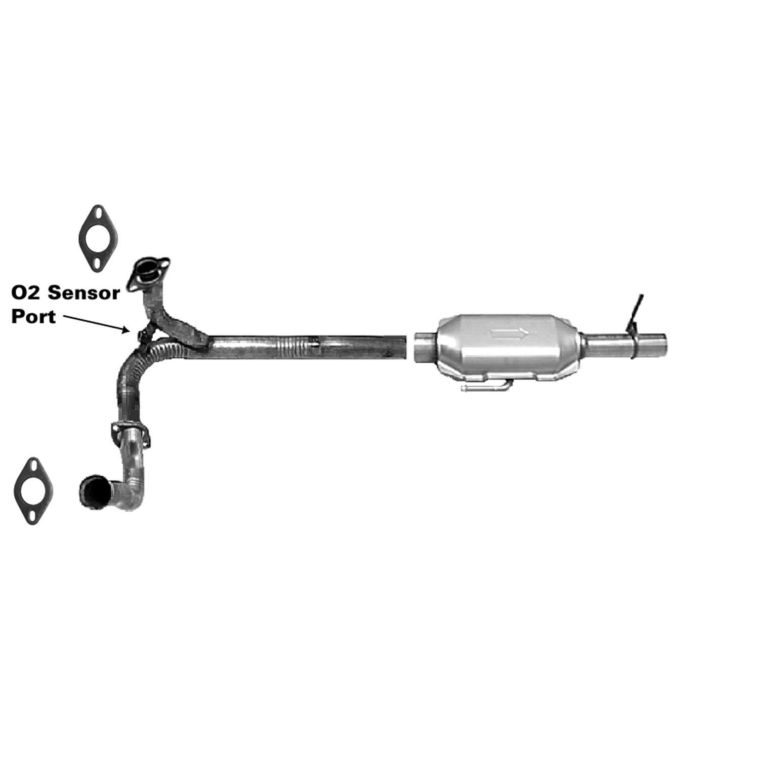 AP Exhaust Direct Fit Federal Catalytic Converter 645911