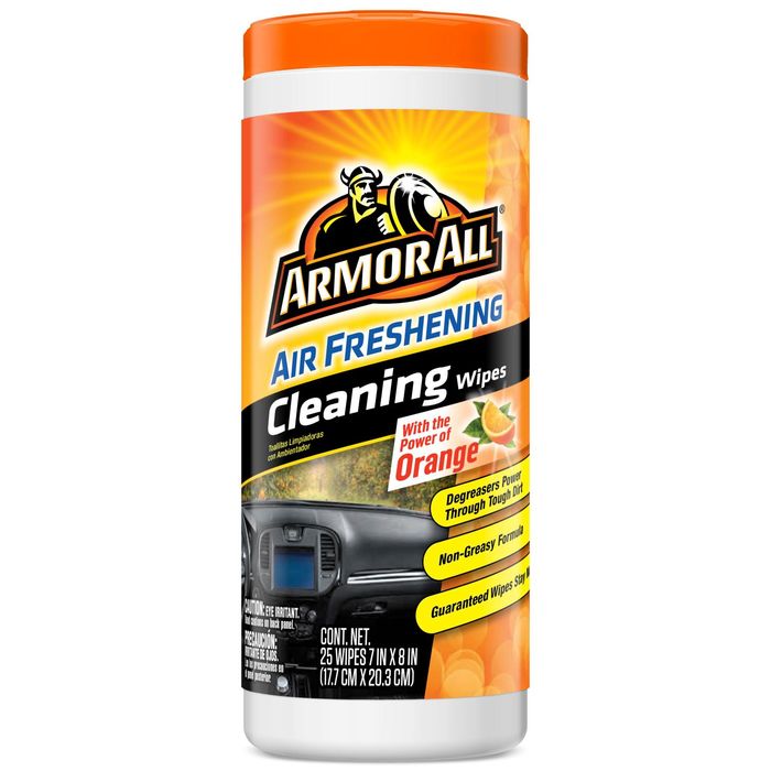  Armor All Car Cleaning Wipes, Wipes for Car Interior and Car  Exterior, 90 Wipes Each : Automotive