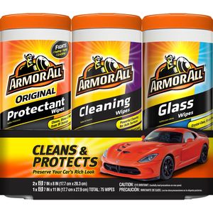 Armor All Glass Wipes - 30 Count